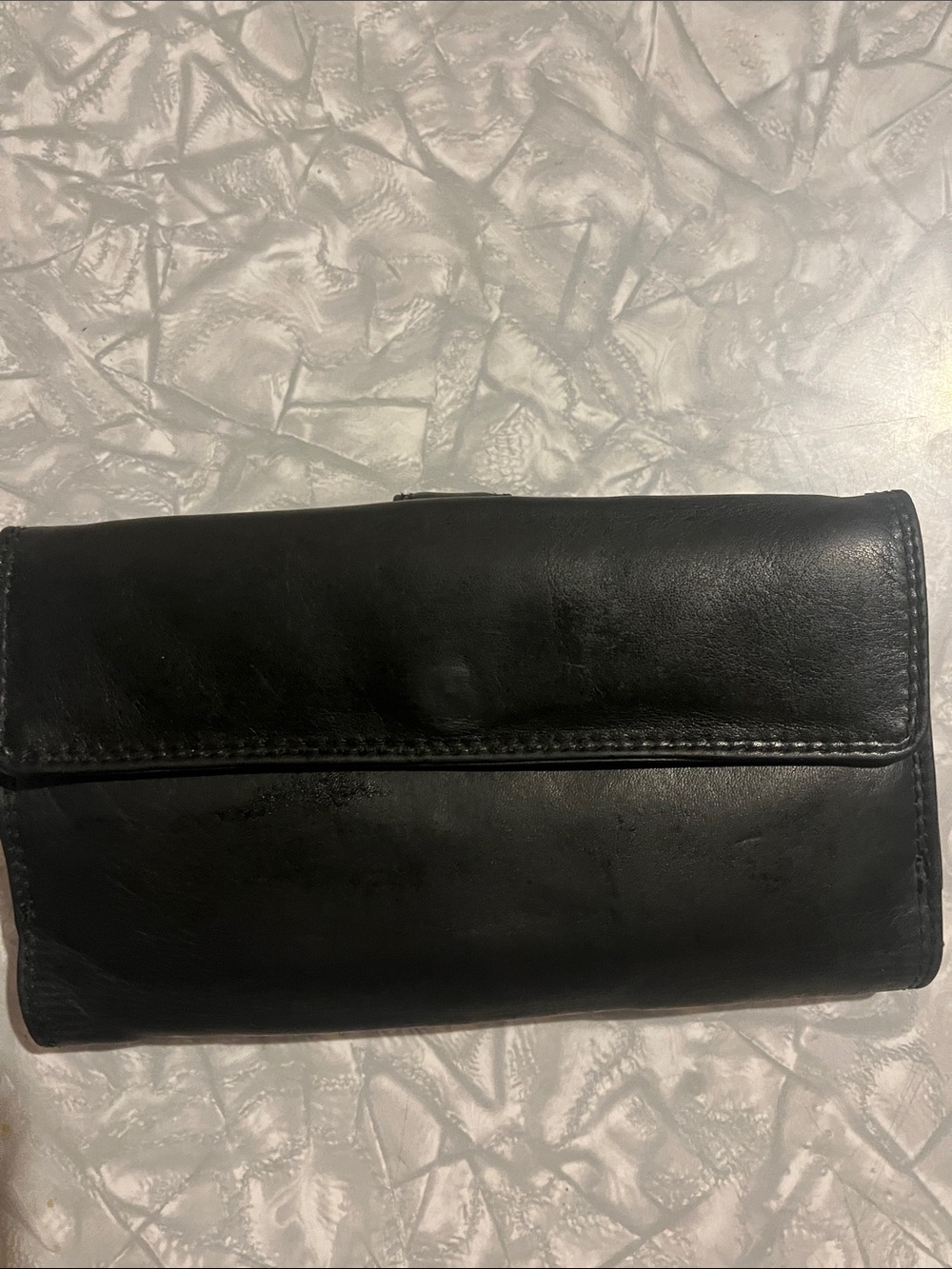 Derek Alexander Elegant Black Leather Women's Wallet